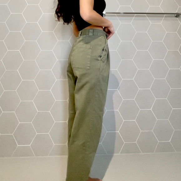 Khaki casual trousers - Picture 2 of 4